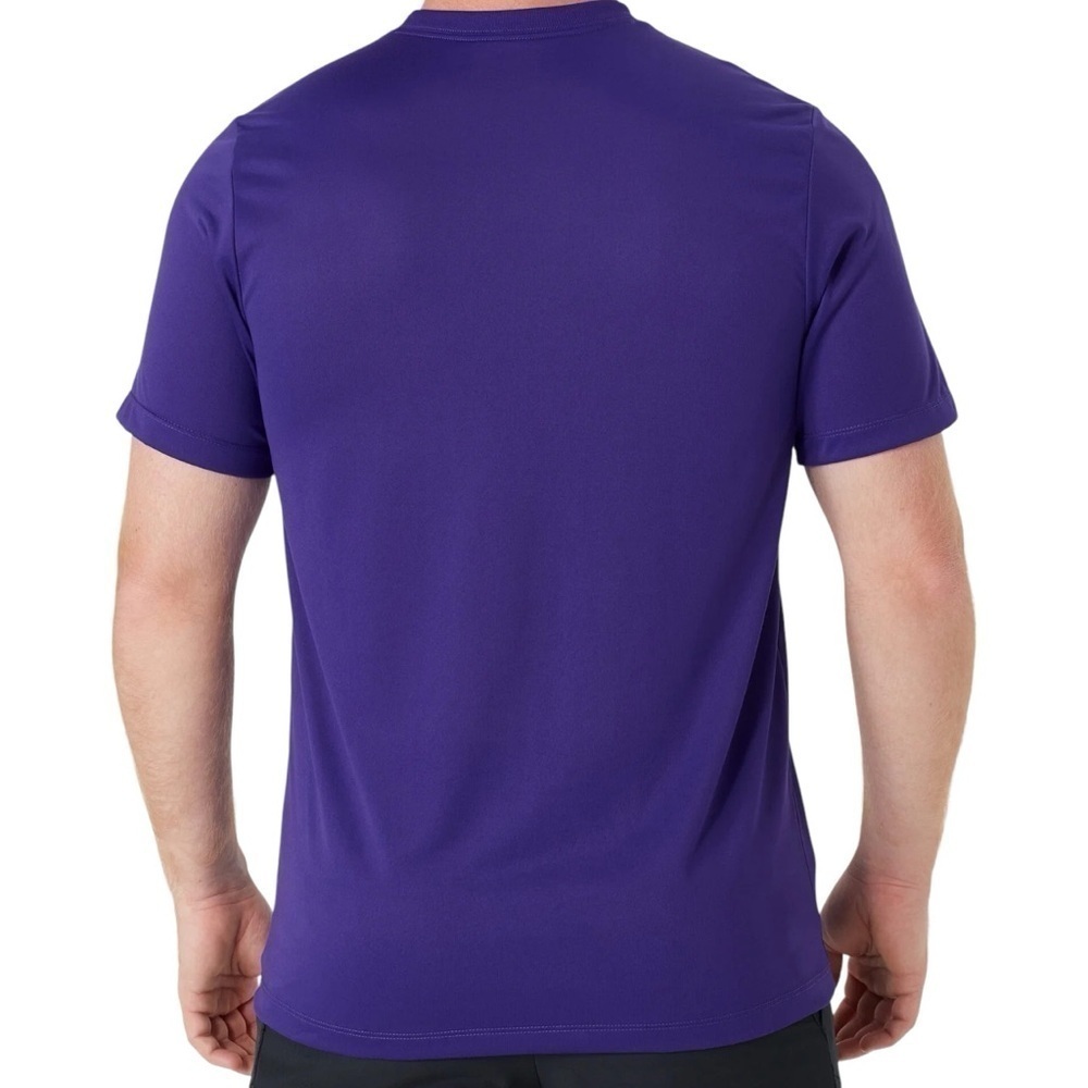 Nike Men's Team Legend Crew Short Sleeve Purple/Silver NWT - Picture 2 of 8